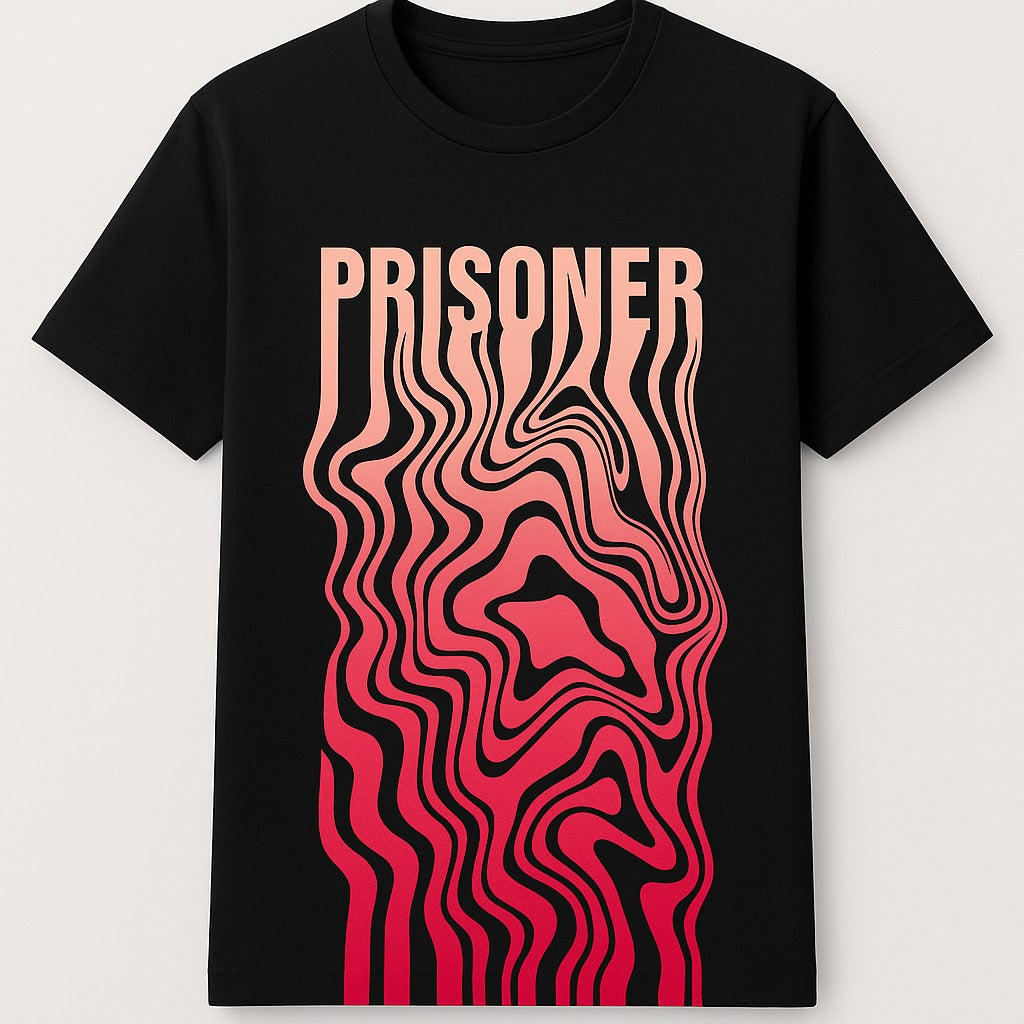 Prisoner Graphic Streetwear T-Shirt – Bold Urban Style for Summer"