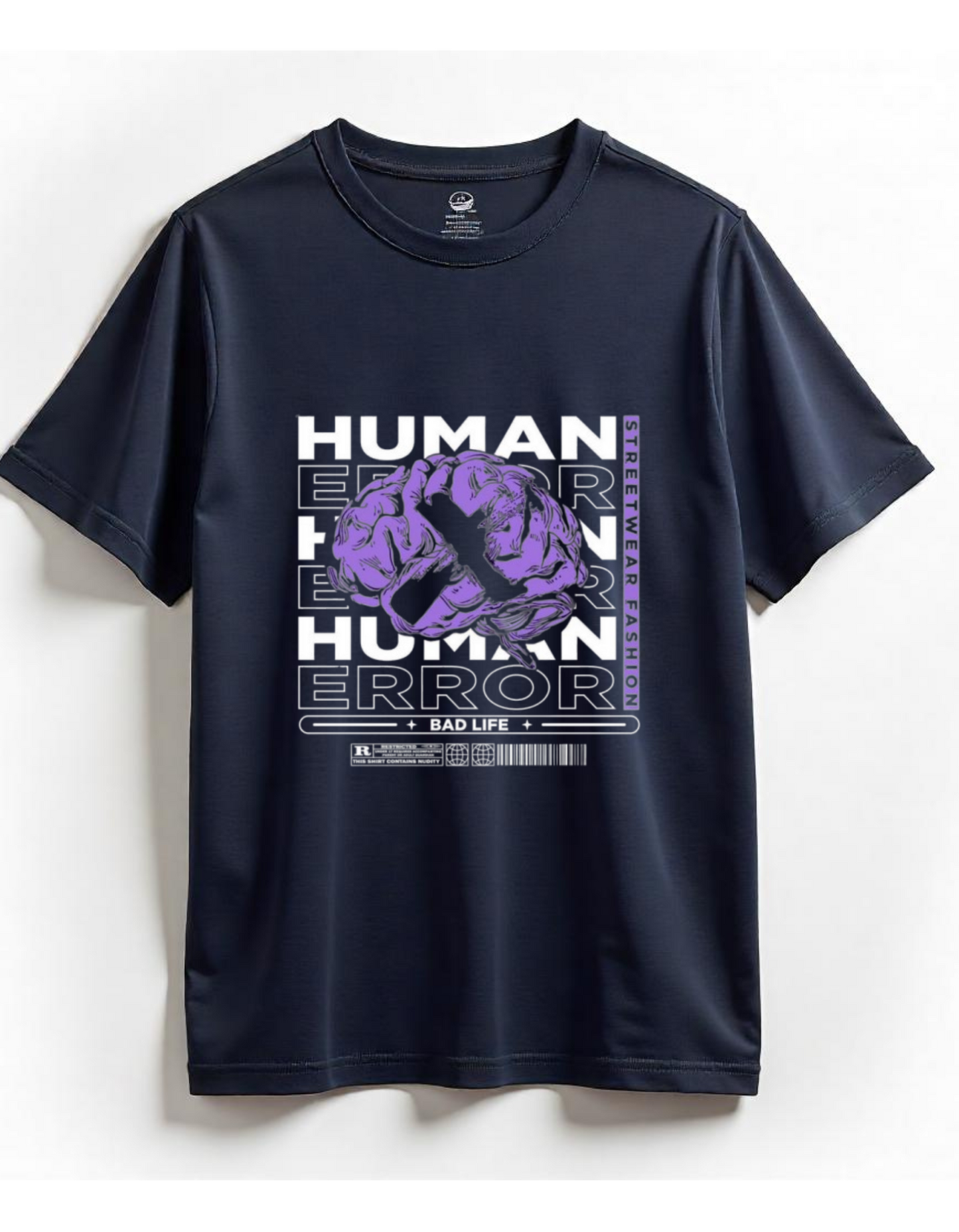 "HUMAN" Oversized Graphic T-Shirt – Bold Expression Streetwear |
