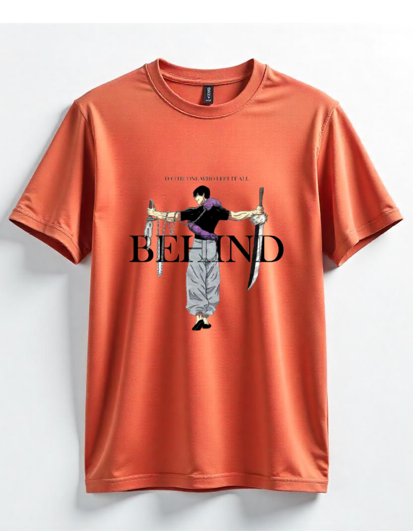 "WORLD BEHIND" Oversized Graphic T-Shirt – Unisex | Streetwear Style
